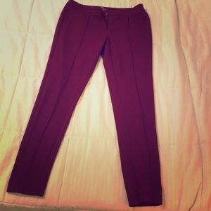 Maroon Skinny Pant